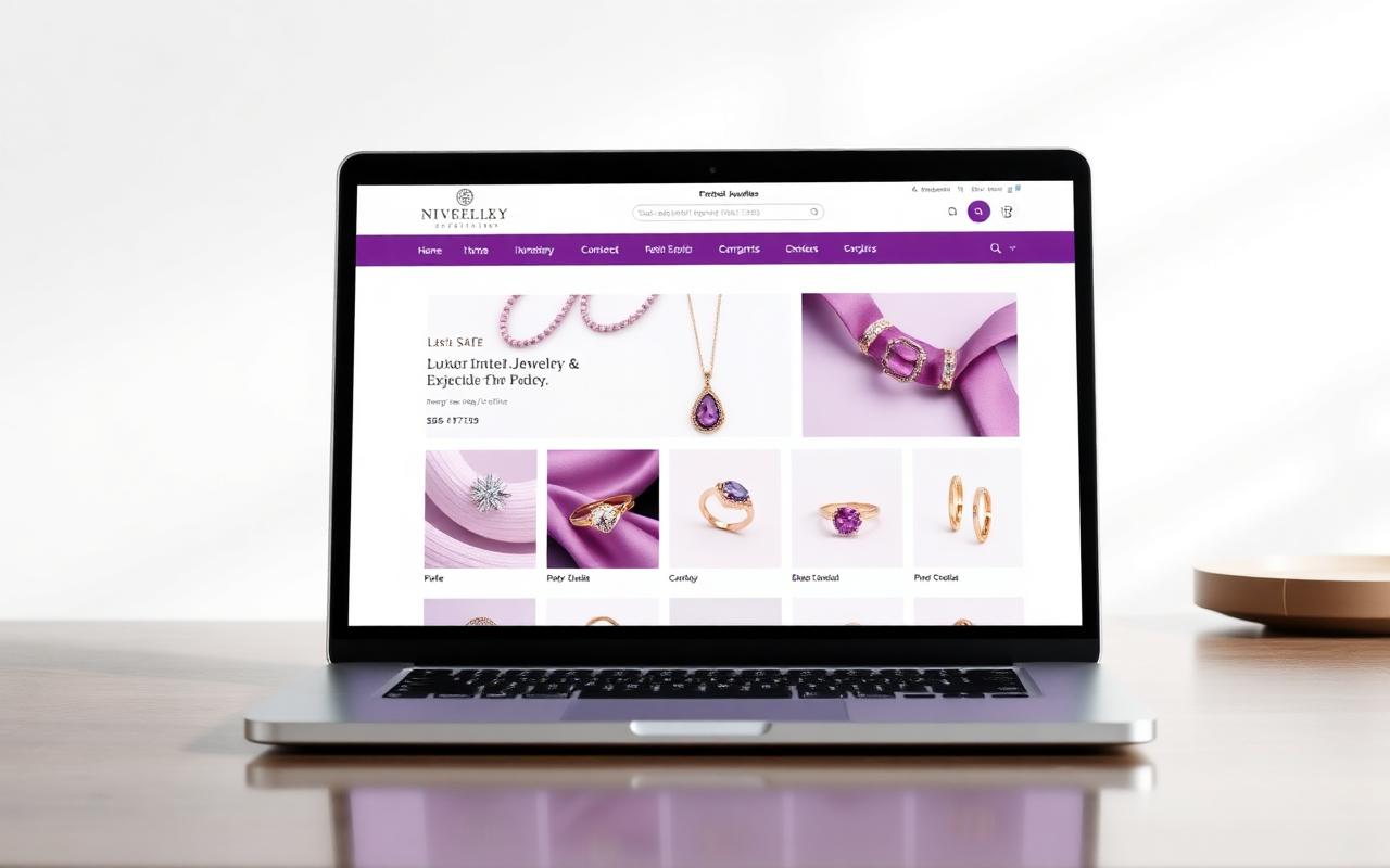 Storefront with editorial product grid